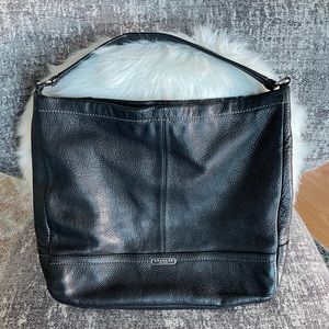 Coach Leather Hobo Shoulder Bag